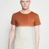 INDICODE JEANS HESS - T-shirt Imprimé - Rootbeer