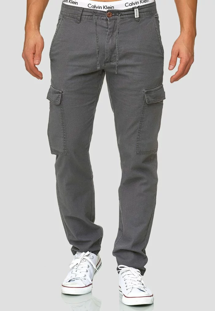 INDICODE JEANS Pantalon Cargo - Iron 2 INDICODE JEANS Pantalon Cargo - Iron – Image 2