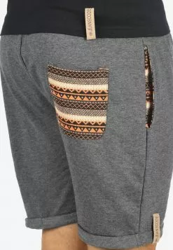 INDICODE JEANS IDIAN - Short - Grey Mix -INDICODE JEANS Boutique 131f3bcf2b594ddea44acd69eb30f933