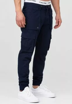 INDICODE JEANS Pantalon Cargo - Navy -INDICODE JEANS Boutique 13d81f47bb694ed9b1a4195929f60c13