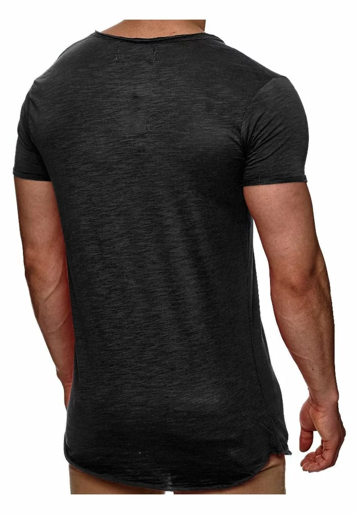 INDICODE JEANS WILBUR - T-shirt Imprimé - Anthrazit 2 INDICODE JEANS WILBUR - T-shirt Imprimé - Anthrazit – Image 2