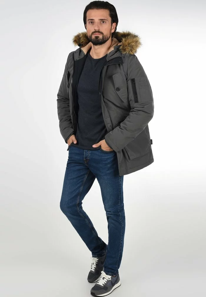 INDICODE JEANS IDRUFFY - Veste D'hiver - Forged Iron 2 INDICODE JEANS IDRUFFY - Veste D'hiver - Forged Iron – Image 2