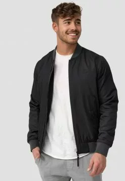 INDICODE JEANS Blouson Bomber - Black -INDICODE JEANS Boutique 14131be4045547da9610ea9b6c7d20a0