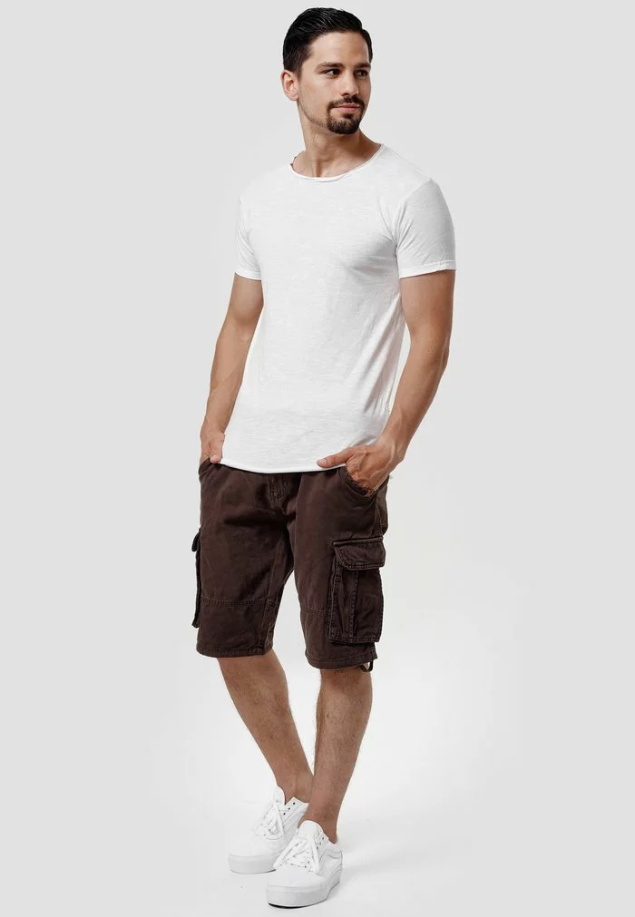 INDICODE JEANS MONROE - Short - Dk Brown 2 INDICODE JEANS MONROE - Short - Dk Brown – Image 2