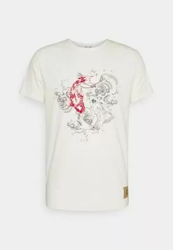 INDICODE JEANS KOI - T-shirt Imprimé - Marshmellow -INDICODE JEANS Boutique 1457fc4c9f9a4c3cad37a43b5773568d