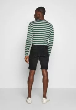 INDICODE JEANS KADEN HOLES - Short En Jean - Ultra Black -INDICODE JEANS Boutique 14987b5259684abea1d6722dd449780a