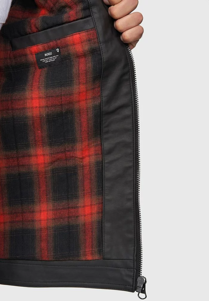 INDICODE JEANS MANUEL - Veste En Similicuir - Black 5 INDICODE JEANS MANUEL - Veste En Similicuir - Black â Image 5