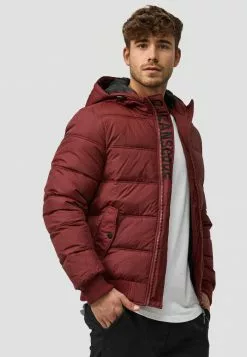 INDICODE JEANS ADRIAN - Veste D'hiver - Bordeaux -INDICODE JEANS Boutique 156c003ec6364580a484d628ba90bf66