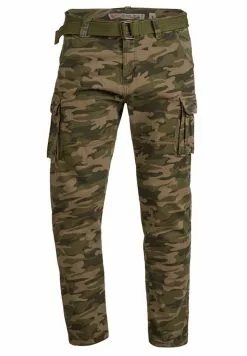 INDICODE JEANS WILLIAM - Pantalon Cargo - Dired Camouflage -INDICODE JEANS Boutique 156c9ecfa6c14866be524c603f279f6b