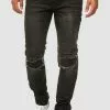INDICODE JEANS NEVADA - Jean Slim - Black