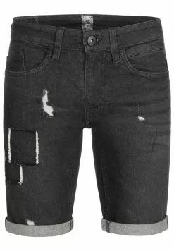 INDICODE JEANS ROBERTS - Short En Jean - Black -INDICODE JEANS Boutique 1645849953aa4932b706fb76c22d2d1b