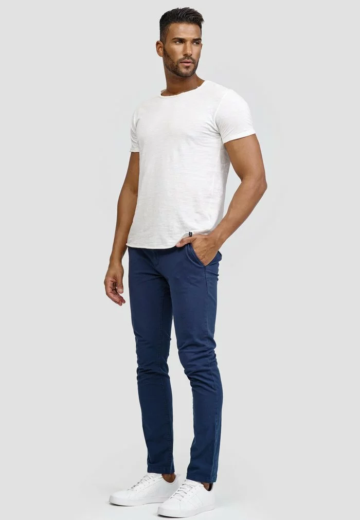 INDICODE JEANS Chino - Navy 1 INDICODE JEANS Chino - Navy