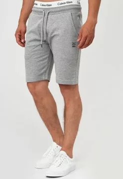 INDICODE JEANS ECKERD - Short - Grey Mix