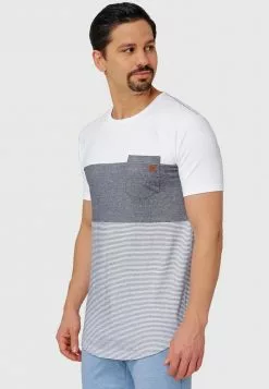 INDICODE JEANS PORTER - T-shirt Imprimé - Offwhite -INDICODE JEANS Boutique 16f5be932af446ebaa03fda78662611f