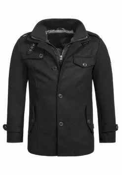 INDICODE JEANS BRANDAN - Manteau Court - Black -INDICODE JEANS Boutique 172b1e47e920455287e5180efd5979d0