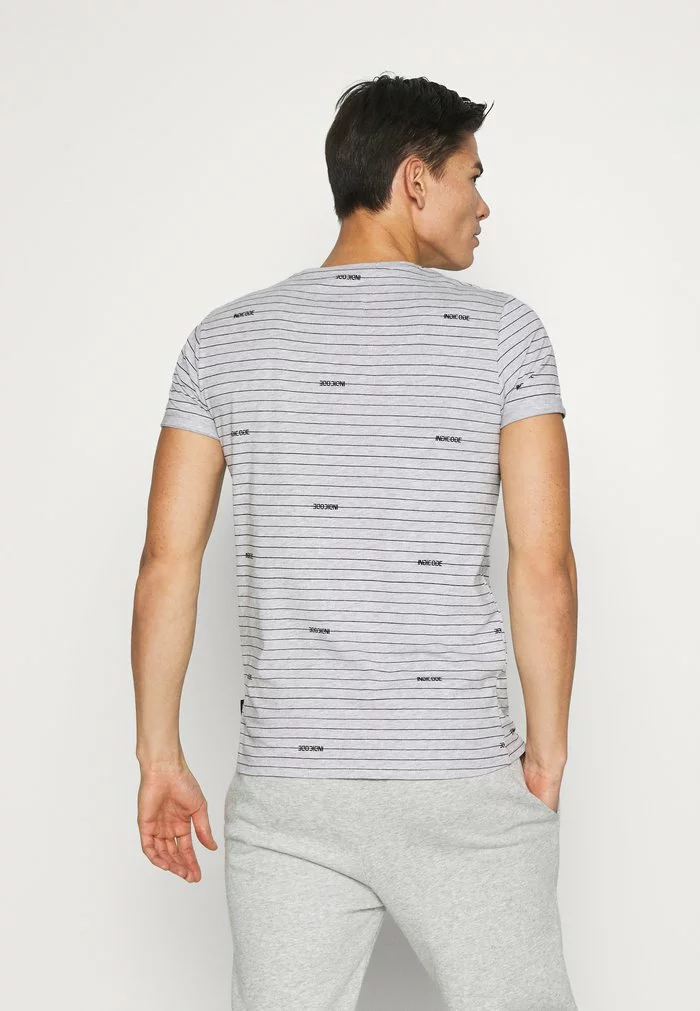 INDICODE JEANS ECKLEY - T-shirt Imprimé - Light Grey Mix 3 INDICODE JEANS ECKLEY - T-shirt Imprimé - Light Grey Mix – Image 3