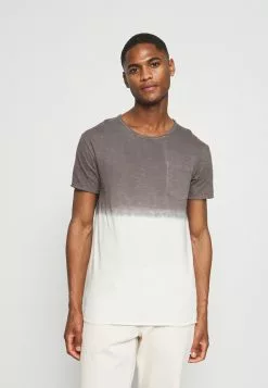 INDICODE JEANS HESS - T-shirt Imprimé - Pewter