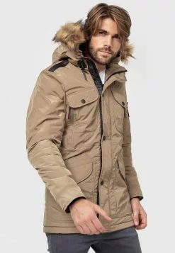 INDICODE JEANS CARPELAN - Veste D'hiver - Khaki -INDICODE JEANS Boutique 183f92801f3449c692f61164b44de849