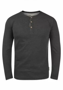 INDICODE JEANS IDGIFFORD - T-shirt à Manches Longues - Charcoal -INDICODE JEANS Boutique 18afe067a2e042e482c0d04cb3d7c8ea