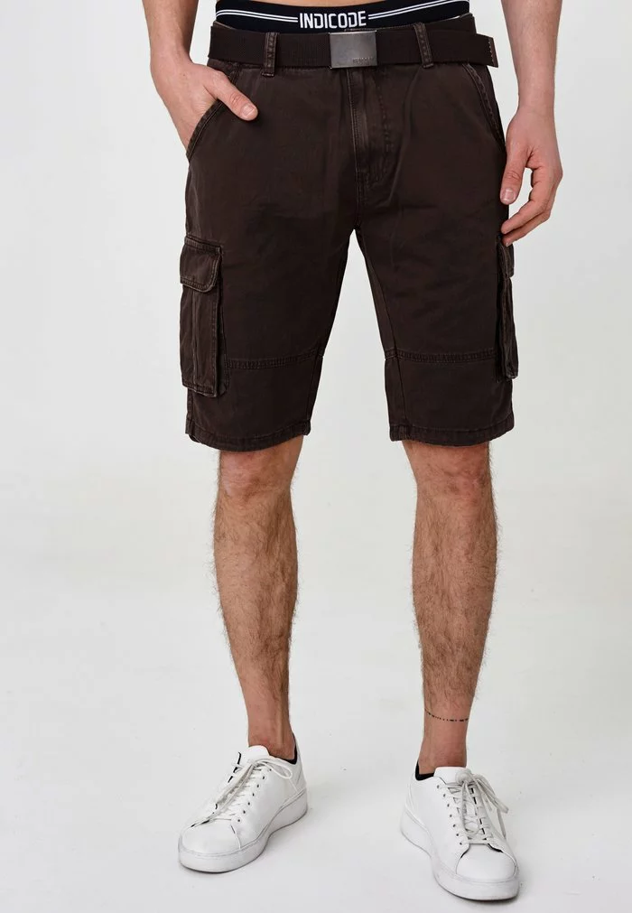 INDICODE JEANS BLIXT - Short - Dk Brown 1 INDICODE JEANS BLIXT - Short - Dk Brown