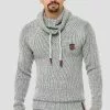 INDICODE JEANS KESHAWN - Pullover - Grau