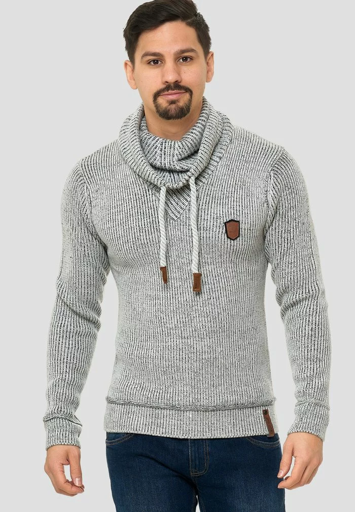 INDICODE JEANS KESHAWN - Pullover - Grau 1 INDICODE JEANS KESHAWN - Pullover - Grau