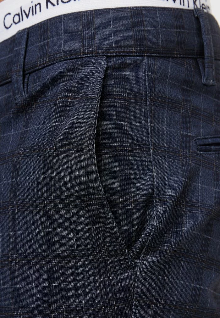 INDICODE JEANS Chino - Navy Check 9 INDICODE JEANS Chino - Navy Check – Image 9