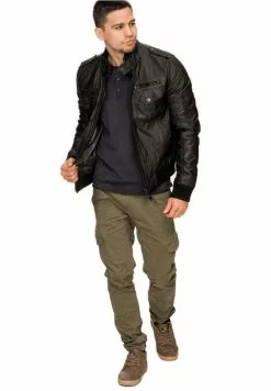 INDICODE JEANS INCO - Veste En Similicuir - Schwarz