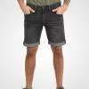 INDICODE JEANS IDQUENTIN - Short En Jean - Dark Grey