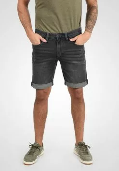 INDICODE JEANS IDQUENTIN - Short En Jean - Dark Grey