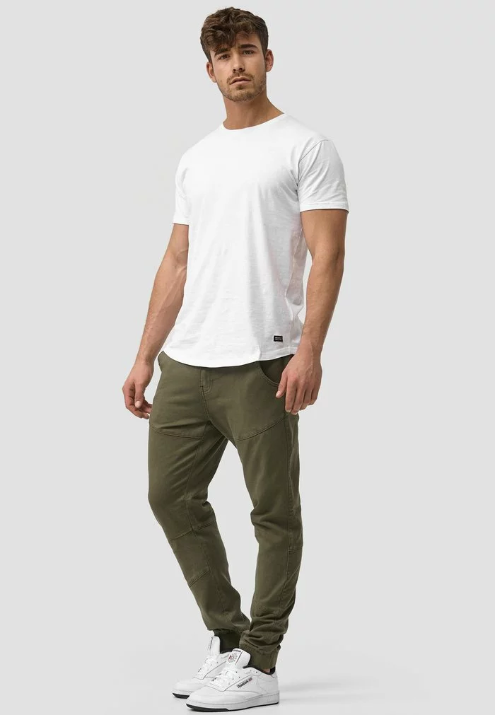 INDICODE JEANS ZANNES - Jean Slim - Army 1 INDICODE JEANS ZANNES - Jean Slim - Army