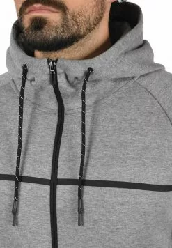 INDICODE JEANS IDNAGAGAMI - Sweat à Capuche Zippé - Grey Mix -INDICODE JEANS Boutique 19fb38c24ac3418dbafc108c5b49dc1f