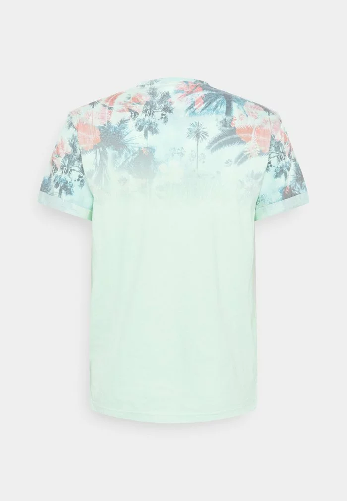 INDICODE JEANS PALENCIA - T-shirt Imprimé - Pastel Green 2 INDICODE JEANS PALENCIA - T-shirt Imprimé - Pastel Green – Image 2