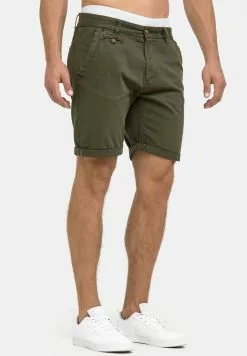 INDICODE JEANS CASUAL FIT - Short - Grün Army -INDICODE JEANS Boutique 1ac71afc2ec84fda85089606d7a9f32d
