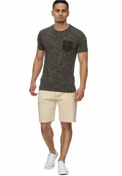 INDICODE JEANS BLAINE - T-shirt Imprimé - Anthrazit