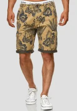 INDICODE JEANS ALBERT - Short - Cornstalk