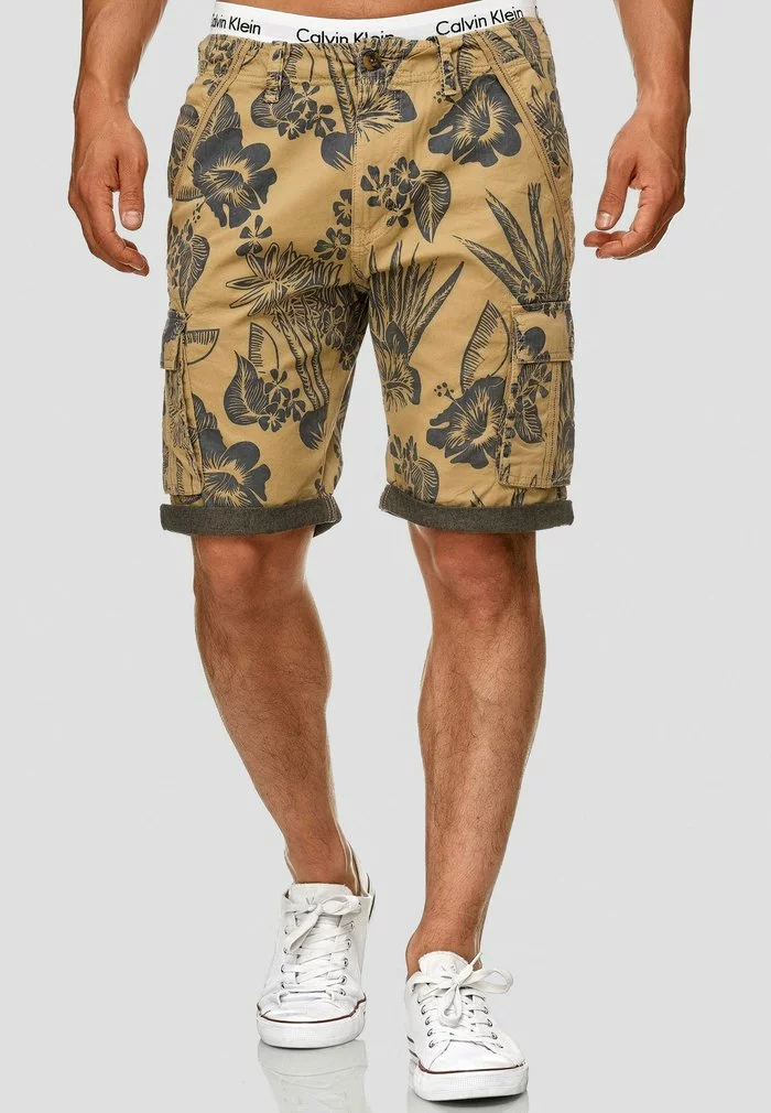 INDICODE JEANS ALBERT - Short - Cornstalk 1 INDICODE JEANS ALBERT - Short - Cornstalk