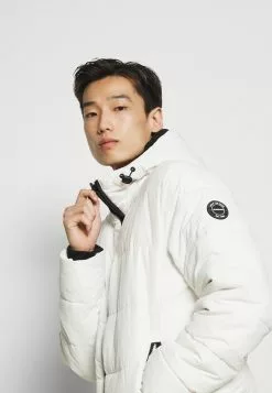 INDICODE JEANS AXWORTHY - Veste D'hiver - White -INDICODE JEANS Boutique 1bb3f290c356477f9e371d0e4bd7f939