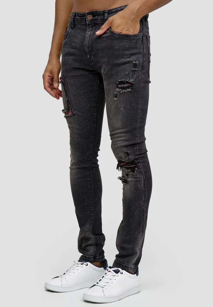 INDICODE JEANS COMPTON - Jeans Skinny - Vintage Black 1 INDICODE JEANS COMPTON - Jeans Skinny - Vintage Black