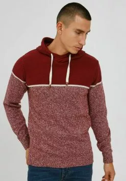 INDICODE JEANS IDLYNDE - Sweat à Capuche - Bordeaux