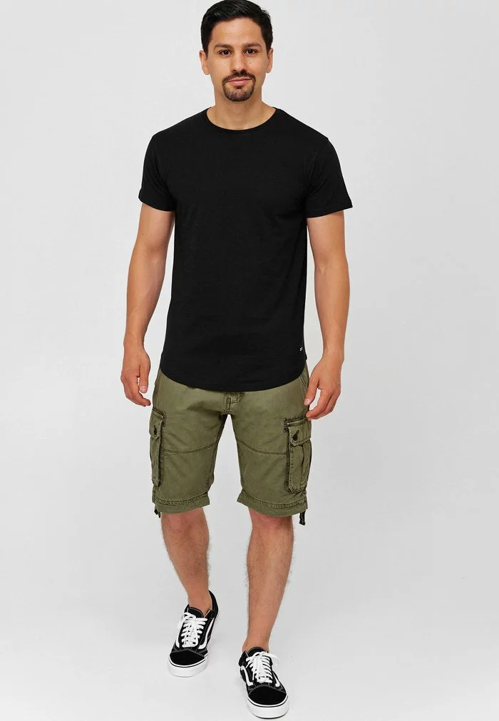 INDICODE JEANS CARGO ABNER - Short - Army 2 INDICODE JEANS CARGO ABNER - Short - Army – Image 2