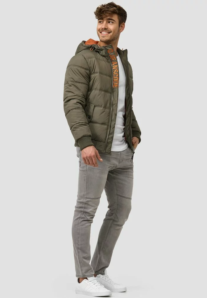 INDICODE JEANS ADRIAN - Veste D'hiver - Army 1 INDICODE JEANS ADRIAN - Veste D'hiver - Army