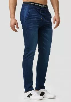INDICODE JEANS ALBAN - Jegging - Blue -INDICODE JEANS Boutique 1db7cfc57ad647e290699ac3349cf660