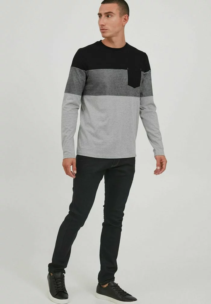 INDICODE JEANS IDAMADEO - T-shirt à Manches Longues - Black 2 INDICODE JEANS IDAMADEO - T-shirt à Manches Longues - Black – Image 2