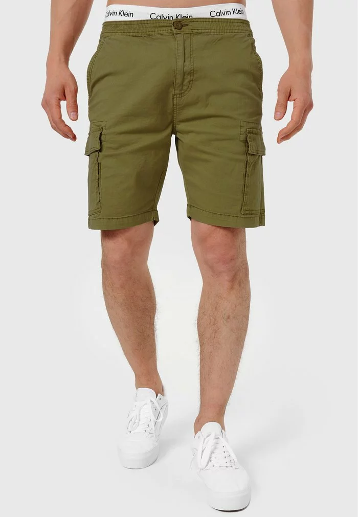 INDICODE JEANS KINNAIRD - Short - Army 1 INDICODE JEANS KINNAIRD - Short - Army