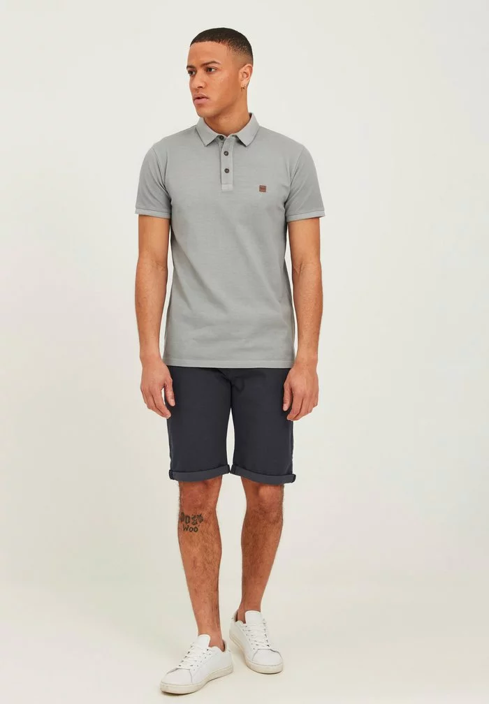 INDICODE JEANS IDFLETCHER - Polo - Light Grey 2 INDICODE JEANS IDFLETCHER - Polo - Light Grey – Image 2