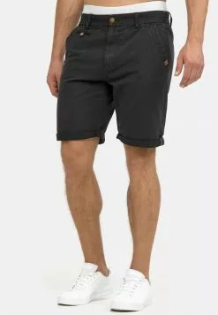 INDICODE JEANS CASUAL FIT - Short - Mottled Black -INDICODE JEANS Boutique 1e478e12bdd44d9db1bfa23e4aa055bd