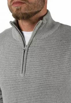 INDICODE JEANS IDRICHARD - Pullover - Light Grey Mix -INDICODE JEANS Boutique 1e4eb87de508404ba3c4853aacfd1e91