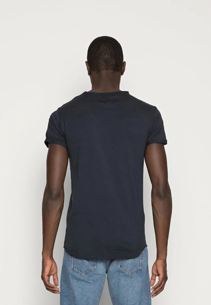 INDICODE JEANS ALAIN - T-shirt Basique - Navy 3 INDICODE JEANS ALAIN - T-shirt Basique - Navy – Image 3