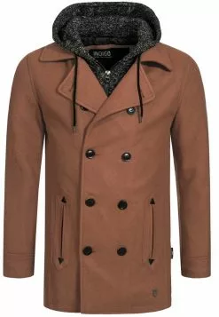 INDICODE JEANS Manteau Court - Camel -INDICODE JEANS Boutique 205f252cbe9441c796fadfa0bf5d6309